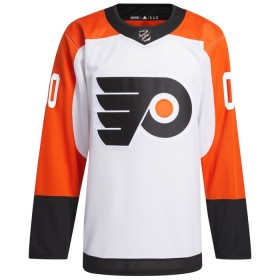Adidas Maillot de Hockey Philadelphia Flyers Personnaliser White 2023-24 Extérieur Authentic - Homme